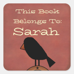 Primitive book plate