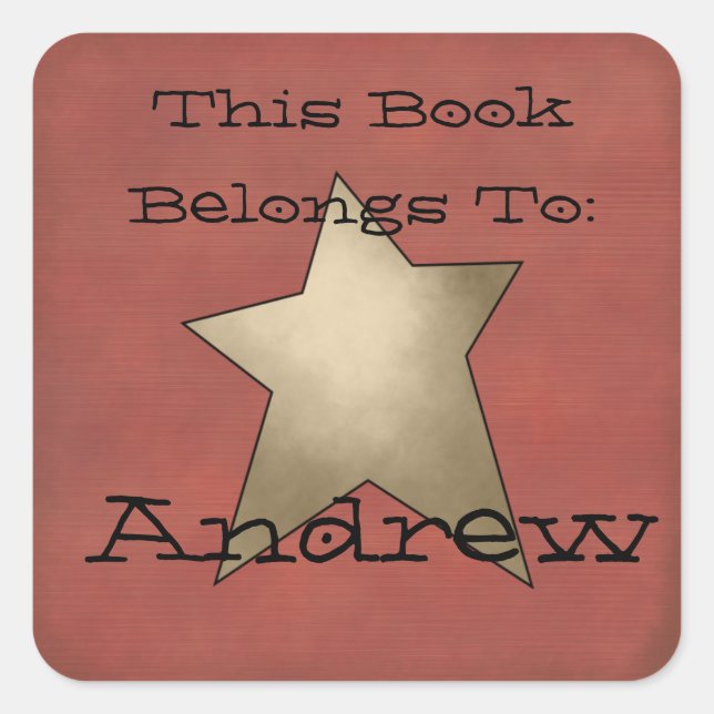 Primitive book plate (Front)