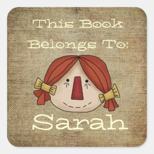 Primitive book plate