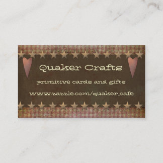 Primitive Business Cards
