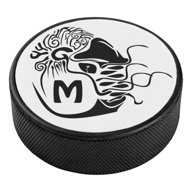 Primitive Chambered Nautilus Monogram Hockey Puck (3/4)