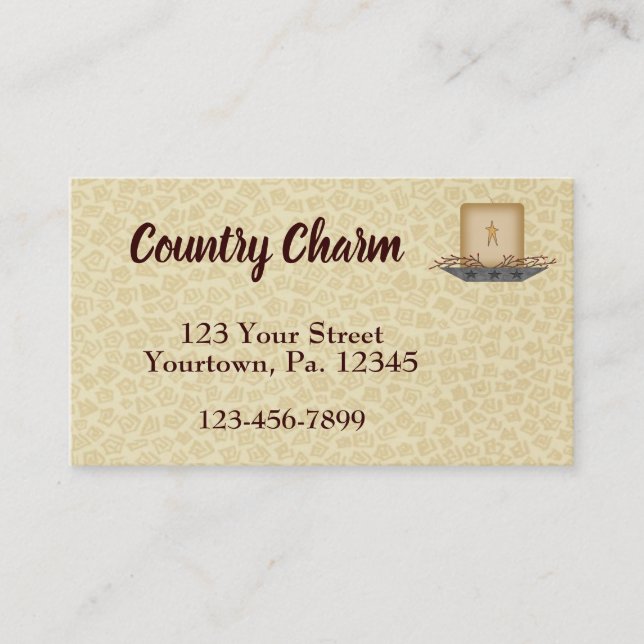 Primitive Collection Business Card (Front)