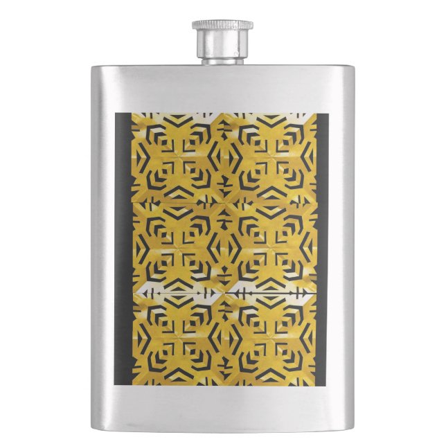 Primitive Conctellation Abstract Geometric Flask (Front)