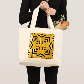 Primitive Conctellation Abstract Geometric Large Tote Bag