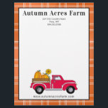 Primitive Country Autumn Acres Farm Letterhead<br><div class="desc">Primitive Country Autumn Acres Farm Letterhead - Letterhead features a lovely fall palette with a farm truck carrying pumpkins fresh from the farm. Template makes it so easy for you to customize your letterhead. Perfect for business or personal use. 

Designed by Beverly Bainbridge
Homespun Cottage Designs
E: homespuncottagedesigns@gmail.com</div>