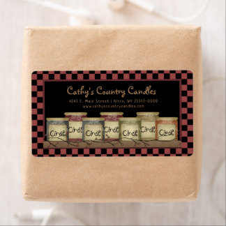 Primitive Country Candles & Pip Berries Shipping Label