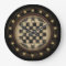 Primitive Crow Checkerboard Wall Clock