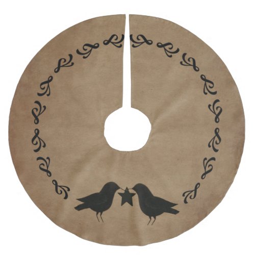 primitive Crows Circle Tree Skirt