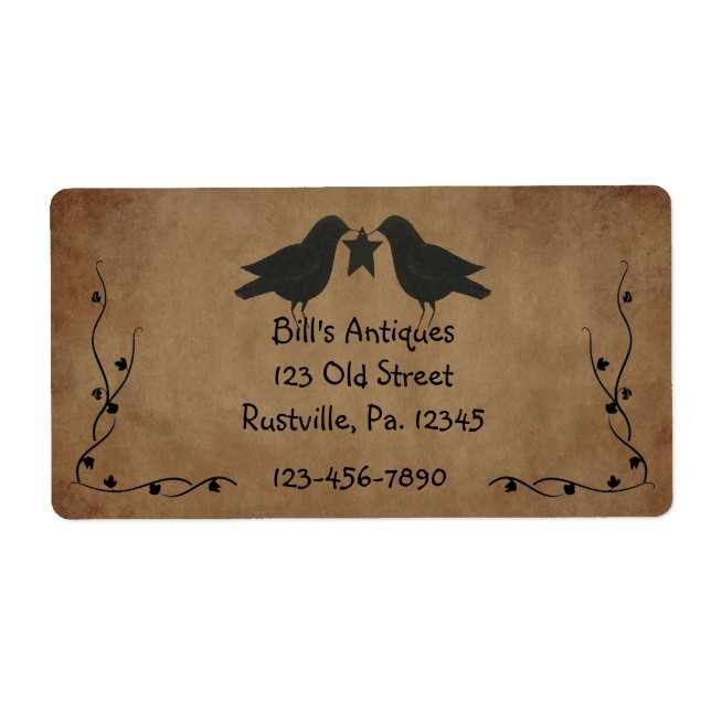 Primitive Crows Product Label (Front)
