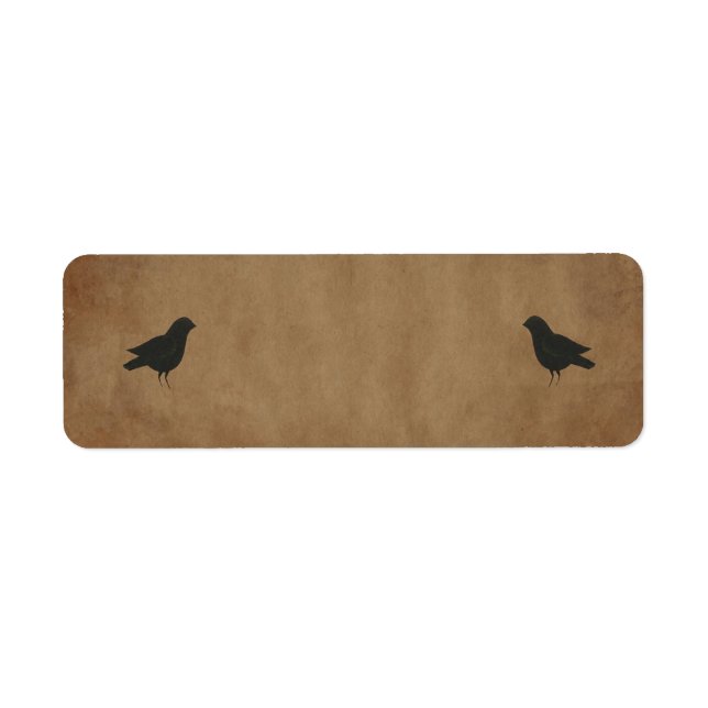 Primitive Crows Small Product Label (Front)