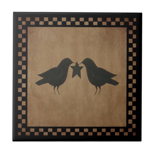 Primitive Crows Tile