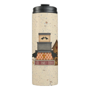 Primitive Faith Family Friends Thermal Tumbler