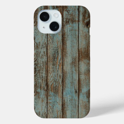 primitive farmhouse western country barn wood iPhone 15 case