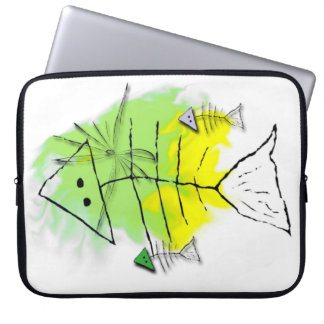 Primitive Fish Laptop Sleeve