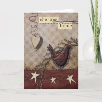 Primitive Greeting Card by Quaker_Cafe at Zazzle