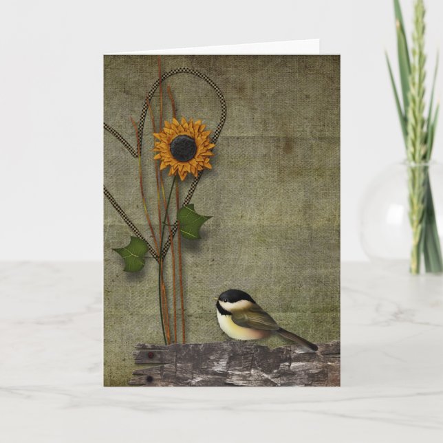 Primitive Greeting Card (Front)