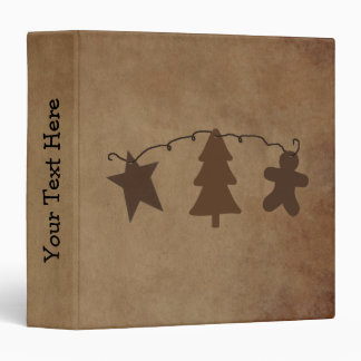 Primitive Holiday Ornaments Binder