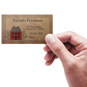 Primitive Home Business Card