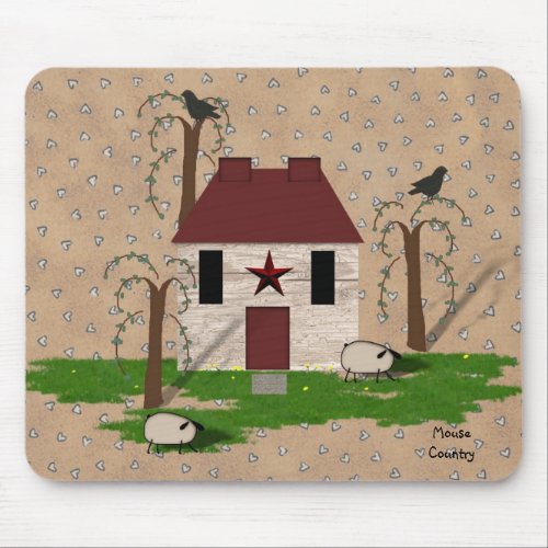 Primitive House Mousepad