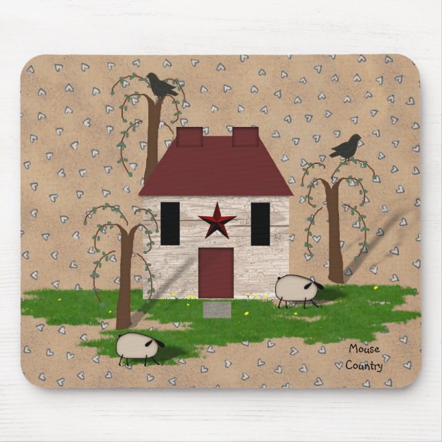 Primitive House Mousepad (Front)