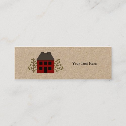 Primitive House Skinny Hang Tags