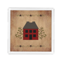 Primitive House Tray