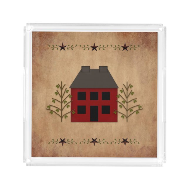 Primitive House Tray (Front)