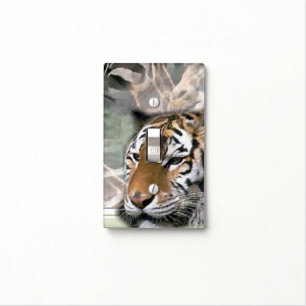 Primitive Jungle Print Light Switch Cover