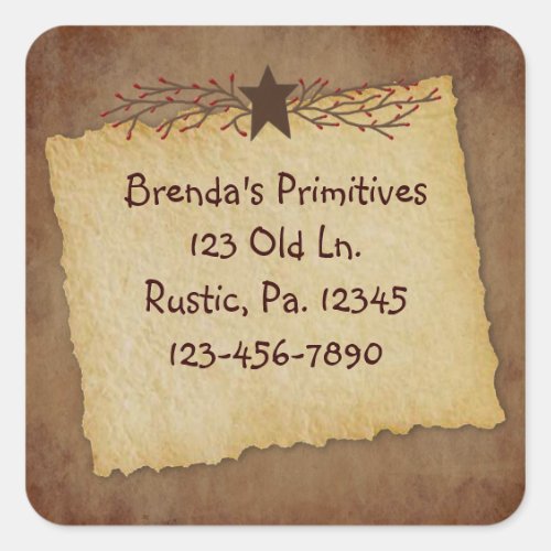 Primitive Paper Sticker