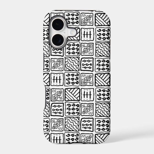 Primitive Pattern  Iphone Case (Back)
