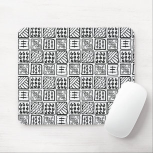 Primitive Pattern Mouse Pad
