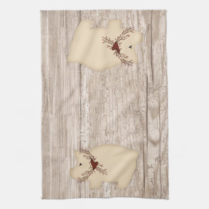 Primitive Pig Kitchen Towel