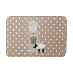 Primitive Santa Bath Mat