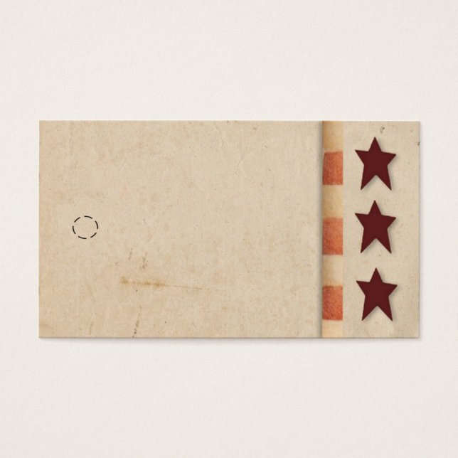 Primitive Star Hang Tag (Front)