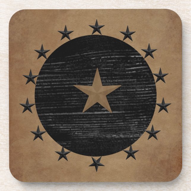 Primitive Stars Cork Coaster (Front)