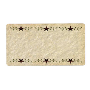 Primitive Stars Product Labels