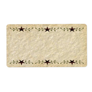 Primitive Stars Product Labels