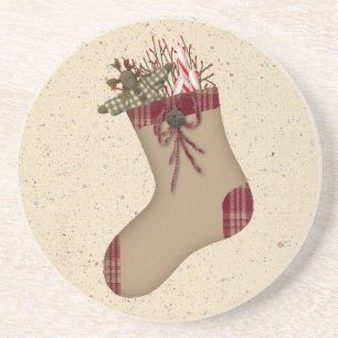 Primitive Stocking Coaster