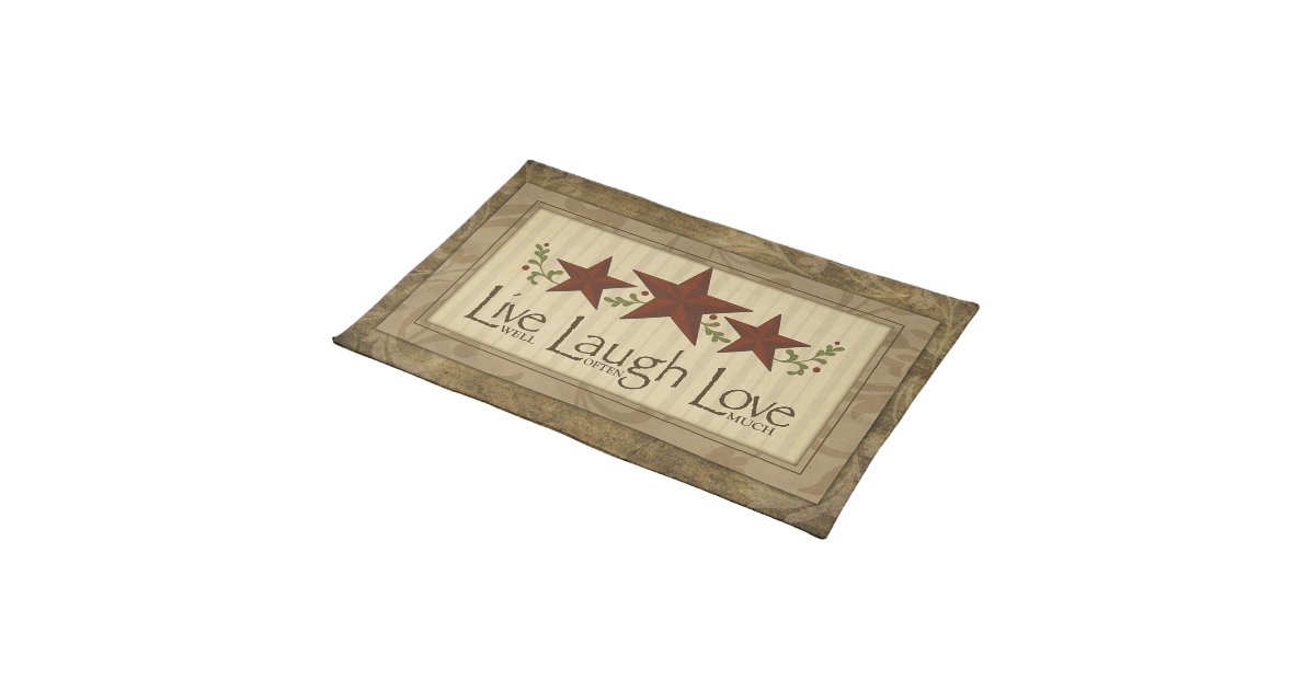 "Primitive Style" PLACEMAT Zazzle