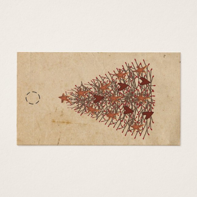 Primitive Tree Hang Tag (Front)