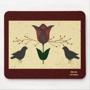Primitive Tulip Mousepad