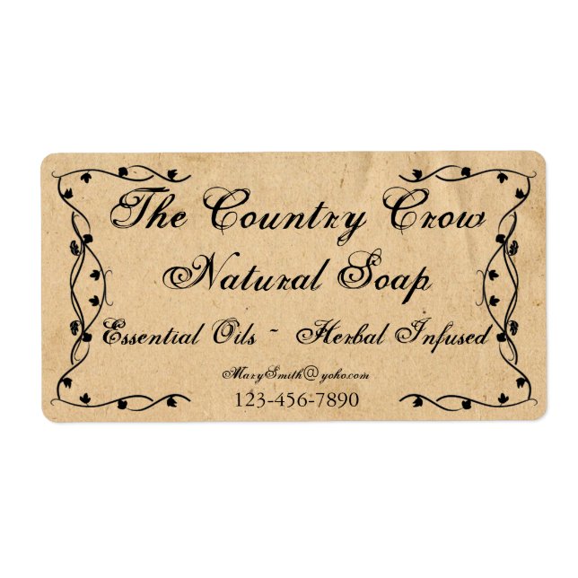 Primitive Vine Product Label (Front)