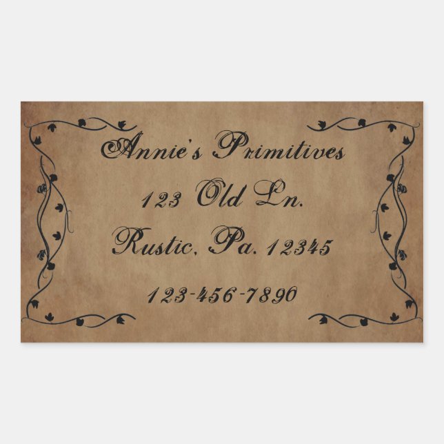 Primitive Vine Sticker (Front)