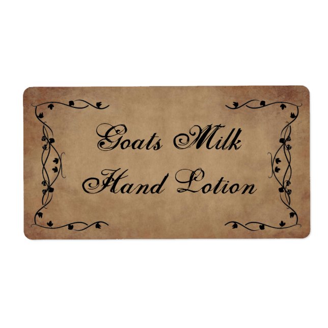 Primitive Vines Product Label (Front)