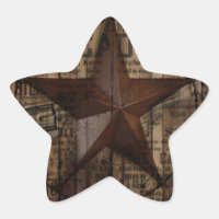primitive wild western country Texas Star cowboy