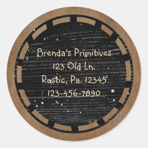 Primitive Wood Look Sticker