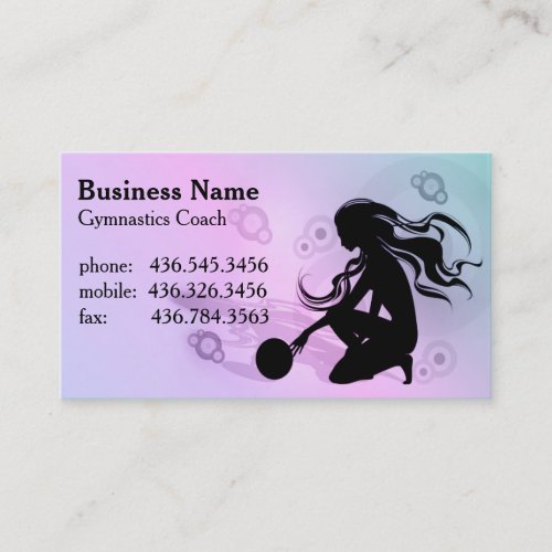 Primo Gymnastics_ver 2  _ Gymnastics Coach Business Card