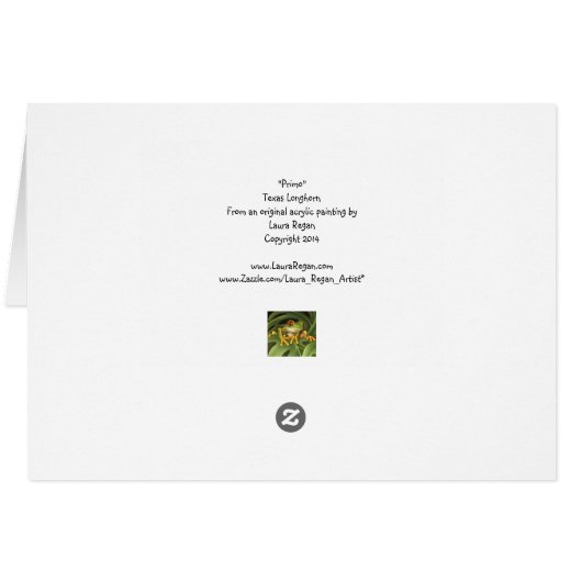 "Primo" - Texas Longhorn (Back Horizontal)