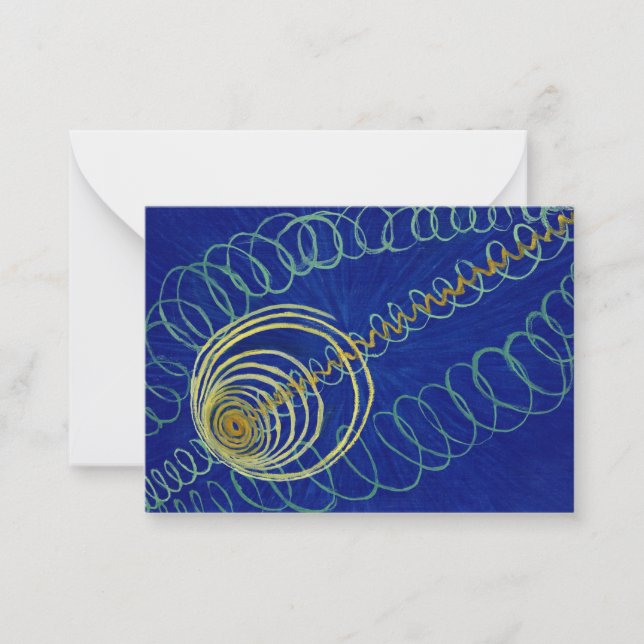 Primordial Chaos by Hilma af Klint Note Card (Front)
