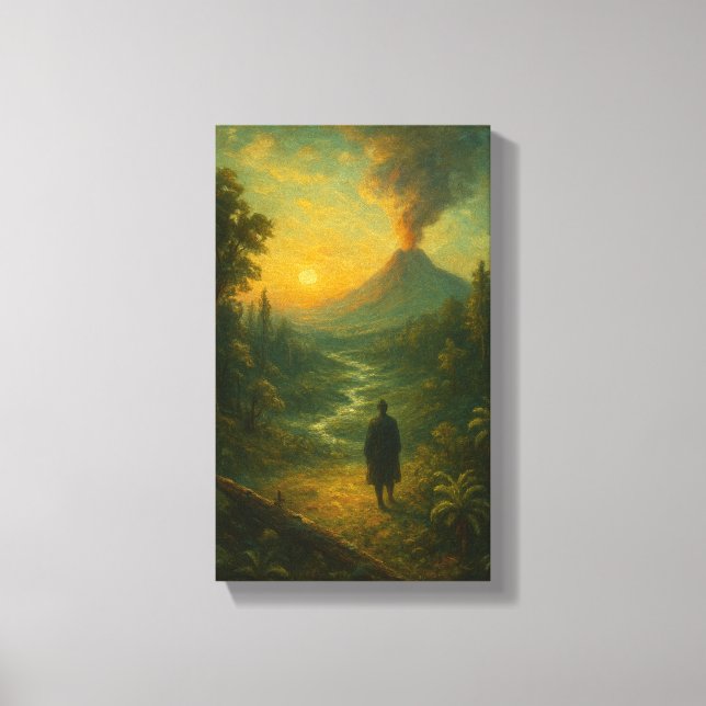 Primordial Earth Canvas Print (Front)